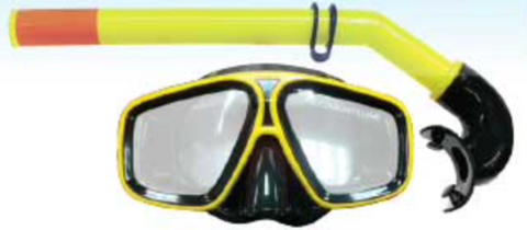 420413 ~ ROCKPOOL MASK/SNORKEL SET BLK