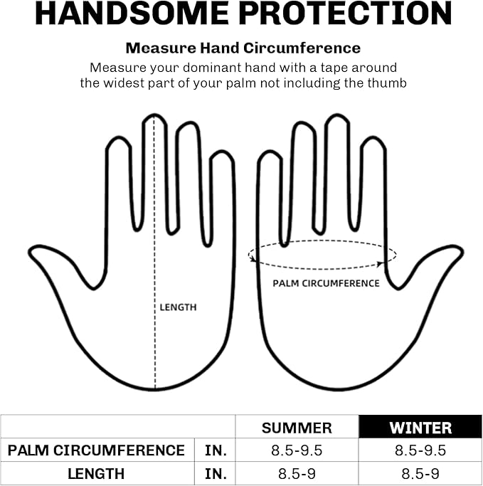 202767/8 ~ FIREMAPLE COWHIDE GLOVES