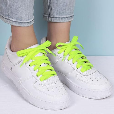 8479983 ~ TIGER LACES 110CM NEON YELLOW