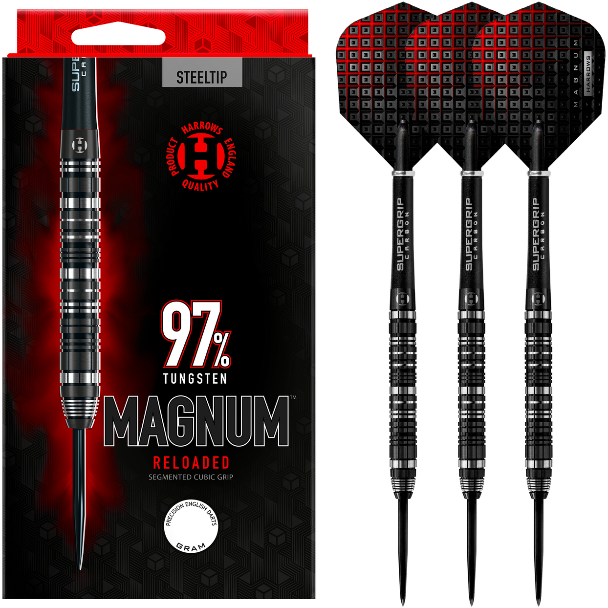 GEBD834 ~ HARROWS MAG-RELOAD 97% DARTS