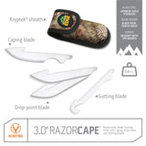 361076     ~ OUTDOOR EDGE 3.0 RAZOR CAPE OR
