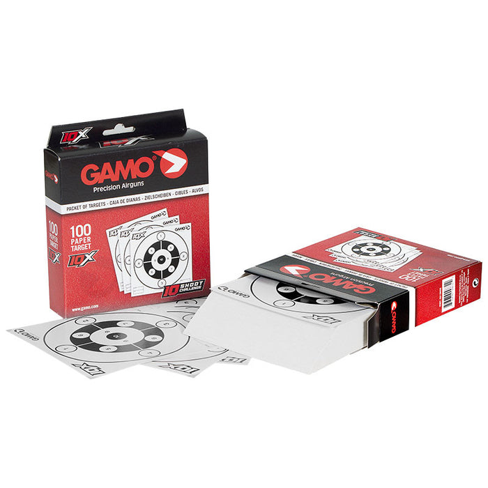 1507734 ~ GAMO 10X SHOOT CHALL TARG 100