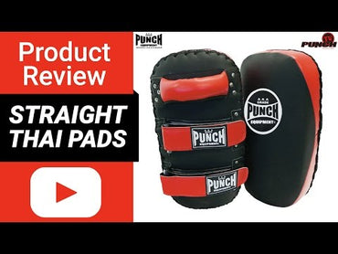 90355 ~ AAA THAI PAD BLK/RED PTP777