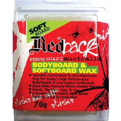 Adrenalin Bodywax 42173 ~ REDBACK SOFT BODYBOARD WAX New zealand nz vaughan