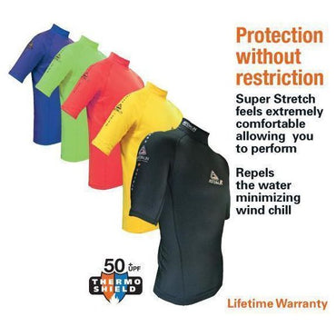 Adrenalin MULTI-ITEM 4216126 ~ 2P THERMAL RASHTOP SH/SLEEVE YELLOW New zealand nz vaughan