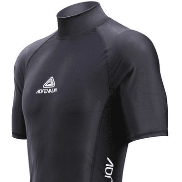 Adrenalin MULTI-ITEM 4221252 ~ RASHVEST MEN SHORT SLEEVE BLACK New zealand nz vaughan