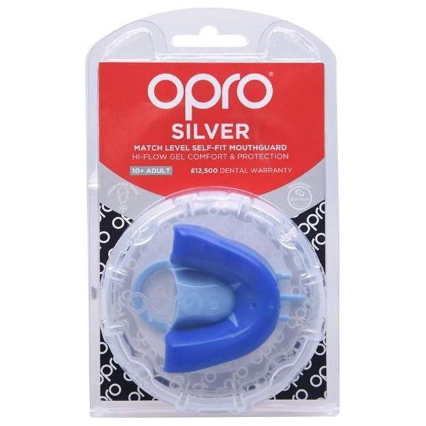 Opro MULTI-ITEM Blue F3416 ~ OPRO SILVER MOUTHGUARD New zealand nz vaughan