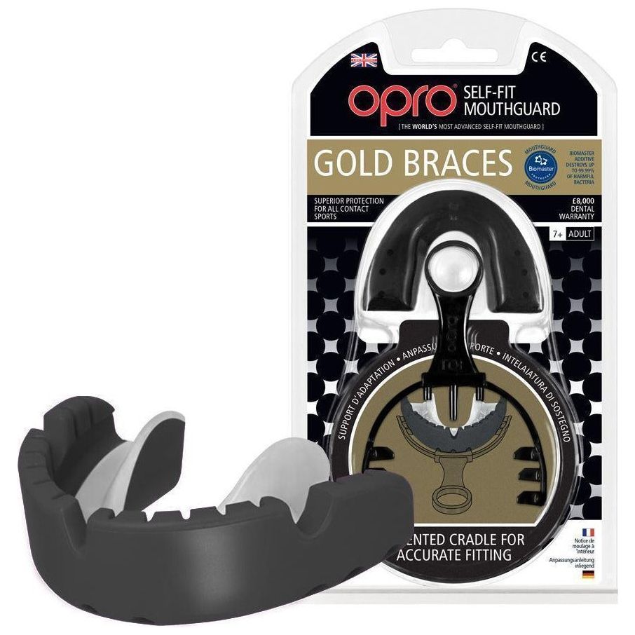 Opro MULTI-ITEM F34421 ~ OPRO ORTHO GOLD M/GUARD BRACES New zealand nz vaughan