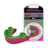 Opro MULTI-ITEM Pink F3416      ~ OPRO SILVER MOUTHGUARD New zealand nz vaughan