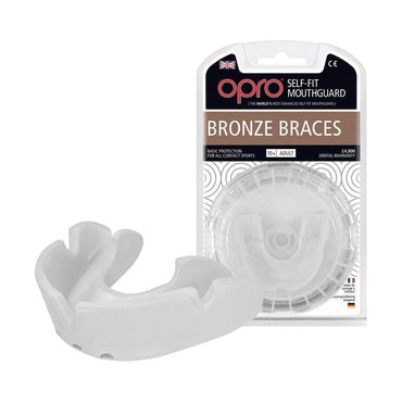 Opro MULTI-ITEM White F344203 ~ OPRO BRONZE MOUTHGUARD JUNIOR New zealand nz vaughan