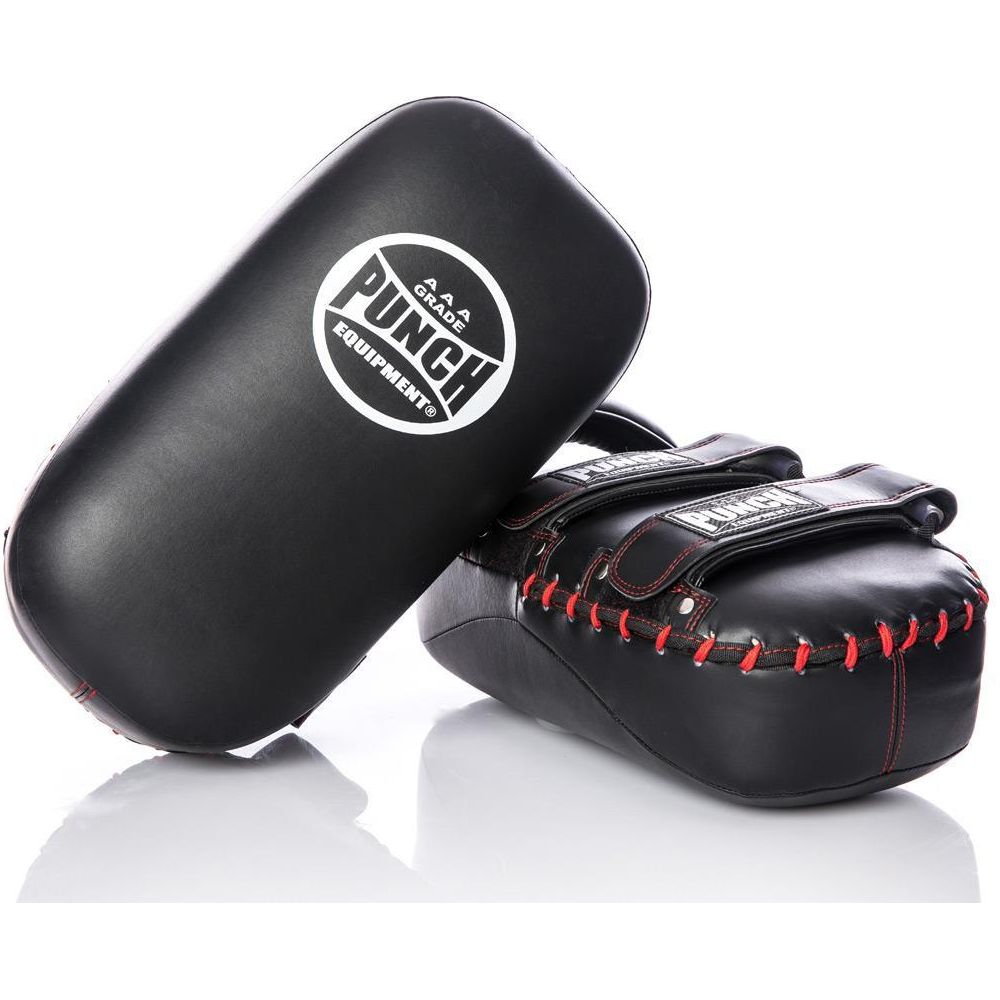 Punch Equipment 90357 ~ THAI PAD CURV SOFT BL/WH PAIR New zealand nz vaughan