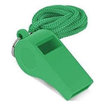 TIGER A2124      ~ 55MM GREE  WHISTLE W/LANY x 12 New zealand nz vaughan