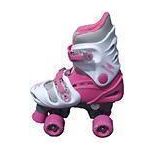 Tiger Skate MULTI-ITEM 44043 ~ ROLLER SKATES WHT/PNK New zealand nz vaughan