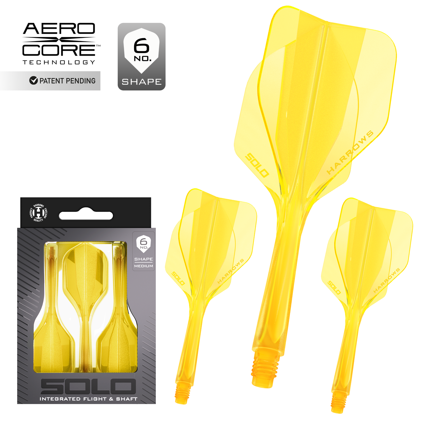 G24004Y    ~ HARROWS SOLO SHFT/FLGT YELLOW