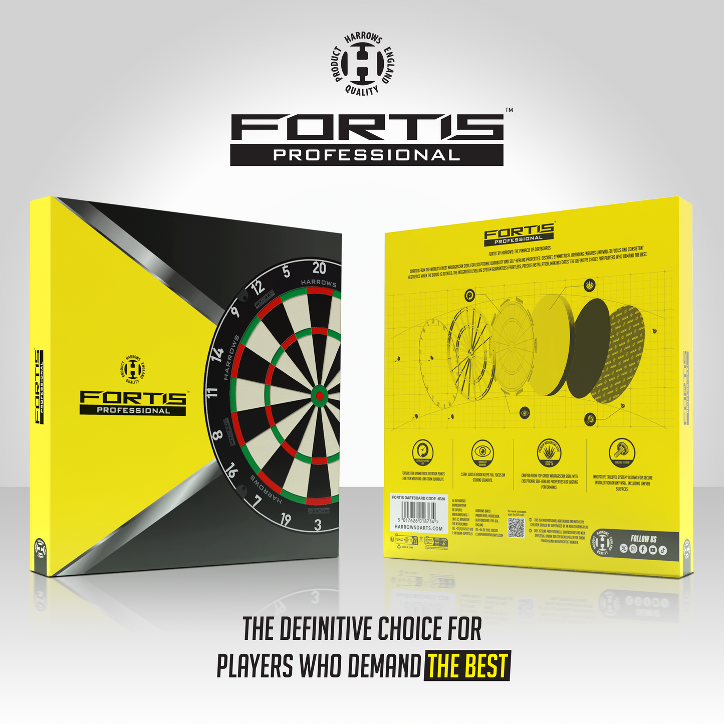 G5103      ~ HARROWS FORTIS DARTBOARD