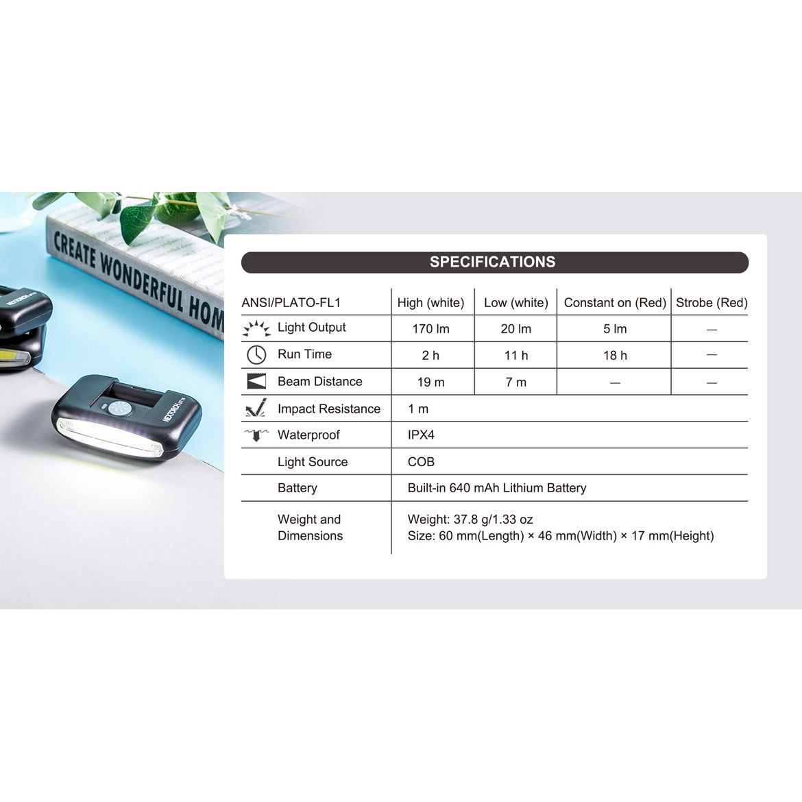 21168      ~ NEXTORCH UT10 MULTI-LIGHT 170L