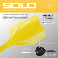 G24004Y    ~ HARROWS SOLO SHFT/FLGT YELLOW