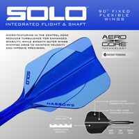 G24004B    ~ HARROWS SOLO SHFT/FLGT BLUE