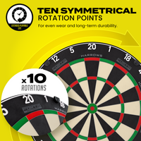 G5103      ~ HARROWS FORTIS DARTBOARD