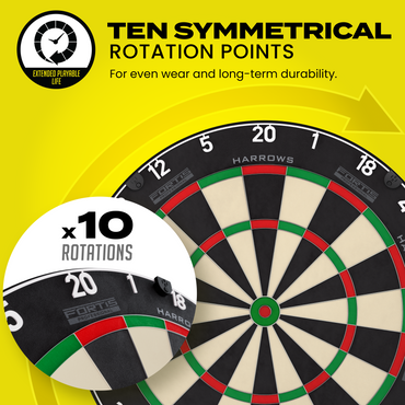G5103      ~ HARROWS FORTIS DARTBOARD
