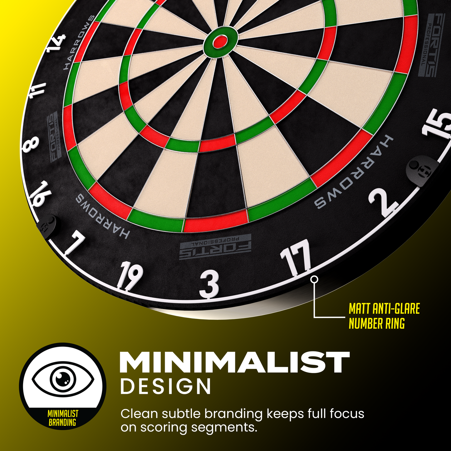 G5103      ~ HARROWS FORTIS DARTBOARD