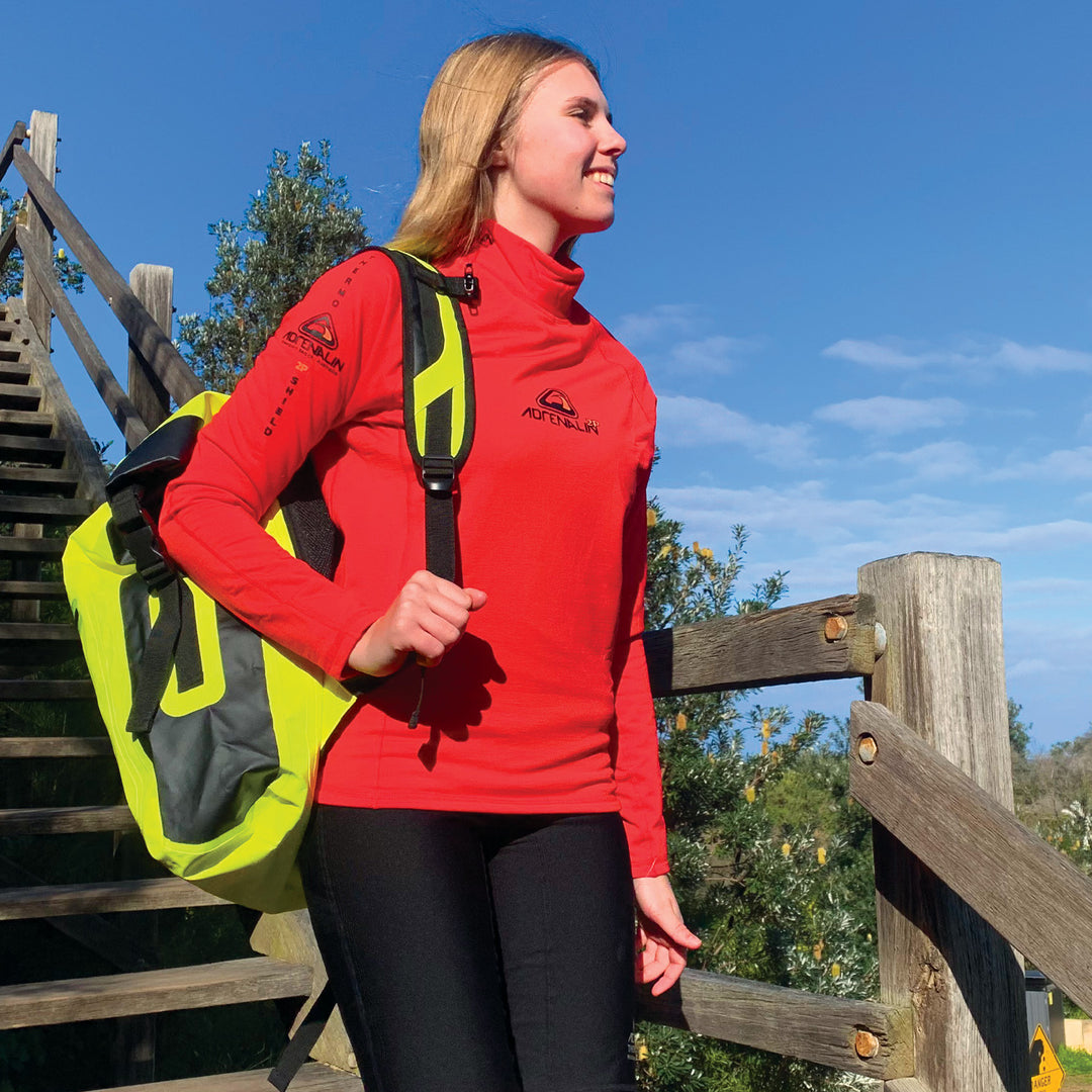 4216141    ~ 2P THERMAL RASHTOP L/SLEEVE RED