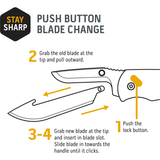 361077     ~ OUTDOOR EDGE 3.0 CAPING BLADES