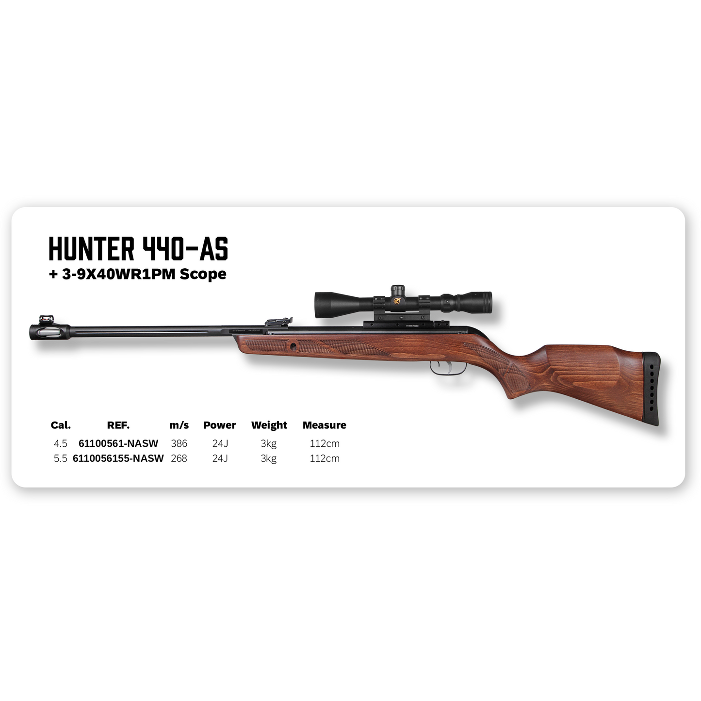 150240     ~ GAMO HUNTER 440 AS .177