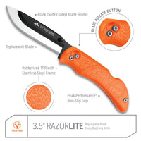 36105      ~ OUT EDGE RAZOR PRO L ORG 6BLAD