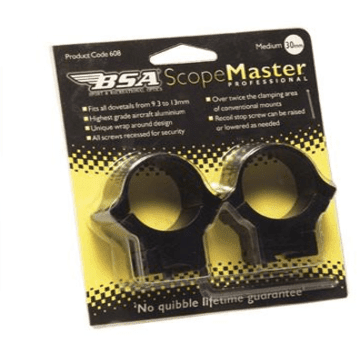 16648      ~ BSA 2PCE 1" HIGH MOUNTS 607