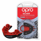 F3411      ~ OPRO SILVER MOUTHGUARD BLACK
