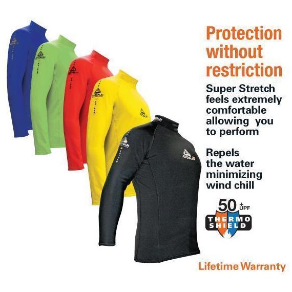 Adrenalin MULTI-ITEM 4216146    ~ 2P THERMAL RASHTOP L/SLEEVE RED New zealand nz vaughan