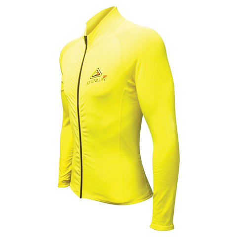 Adrenalin MULTI-ITEM 421617407  ~ 2P THERMAL ZIPTOP L/SLEEVE YELLOW New zealand nz vaughan