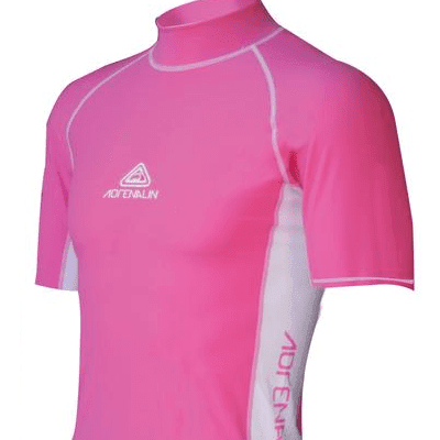 Adrenalin MULTI-ITEM 4220142    ~ RASHVEST JNR SHORT SLEEVE PINK New zealand nz vaughan