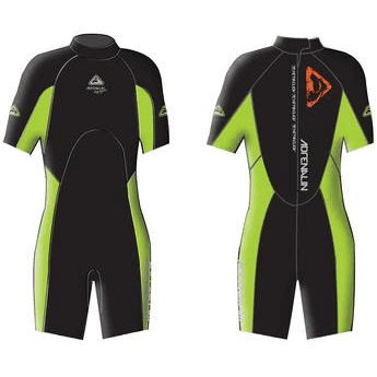 Adrenalin MULTI-ITEM 42221167   ~ AQUASPORT JNR SPRING SUIT LIME New zealand nz vaughan