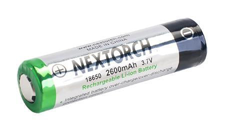 Nextorch 21200      ~ NEXTORCH 18650 2600MAH BATT
