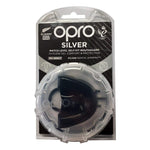 Opro F3411      ~ OPRO NZR SILVER MOUTHGUARD BLK New zealand nz vaughan