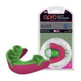 Opro MULTI-ITEM Pink F3416      ~ OPRO SILVER MOUTHGUARD New zealand nz vaughan