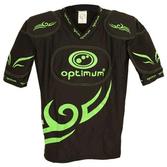 700903 ~ OPTIMUM TRIBAL RUGBY LEAGUE TOP BLACK/GREEN – Vaughan Sports