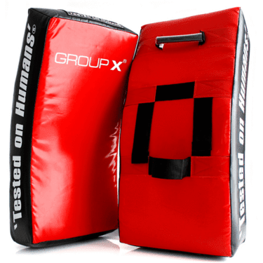 Punch Equipment 90361      ~ KICK SHIELD GROUPX  RED/BLK New zealand nz vaughan