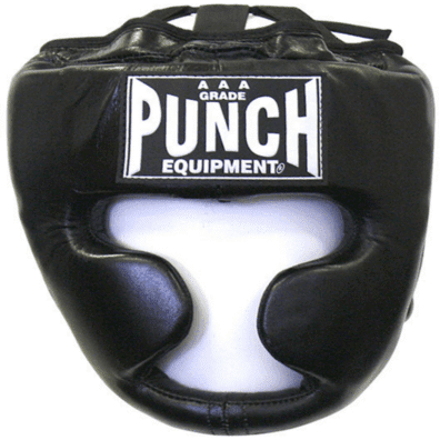 Punch Equipment 90381      ~ FULL FACE HEADGUARD BLACK LGE New zealand nz vaughan