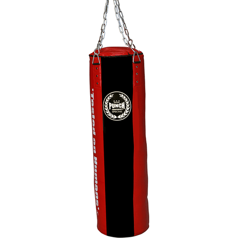 Punch Equipment 9080442    ~ PUNCH SOFT BOXING BAG 4ft RED New zealand nz vaughan