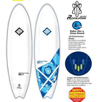 Redback 421465     ~ REVOLU QUINTET FISH SURF New zealand nz vaughan