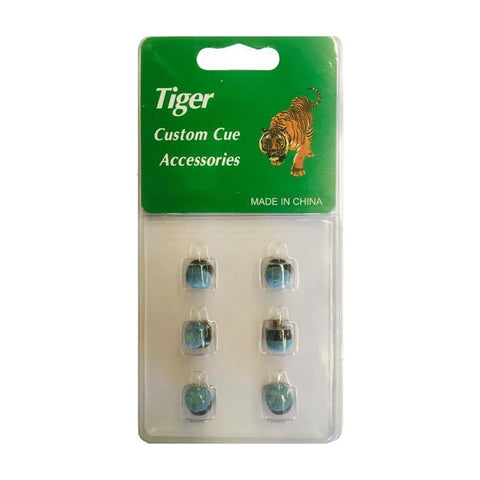 Tiger Billiards MULTI-ITEM 8882B Blue D105511    ~ TIPS SCREW-ON 11mm New zealand nz vaughan