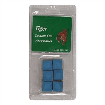 Tiger Billiards MULTI-ITEM 8885 Blue D10502     ~ TIGER CUE CHALK 6PK New zealand nz vaughan